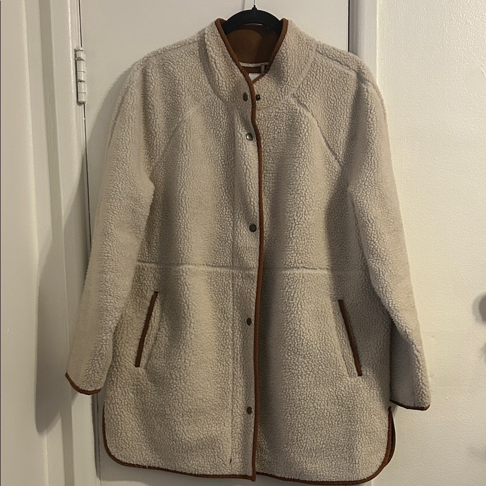 Cozy Cream Sherpa Coat